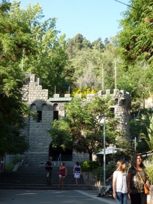 Cerro San Cristobal funicular, Santiago, Chile