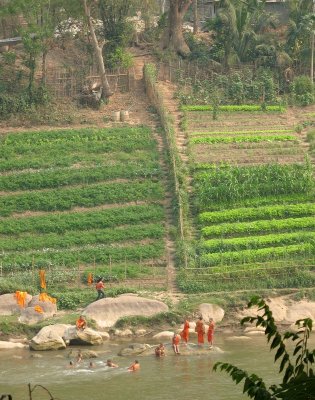 Along the Nam Khan River, Luang Prabang, Laos