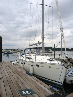 Our boat, Roche Harbor, San Juan Island