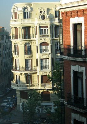 View from the hotel, Madrid