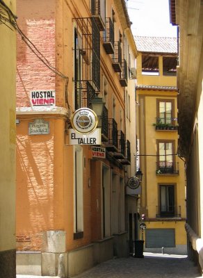 Near the Plaza Santa Ana, Granada