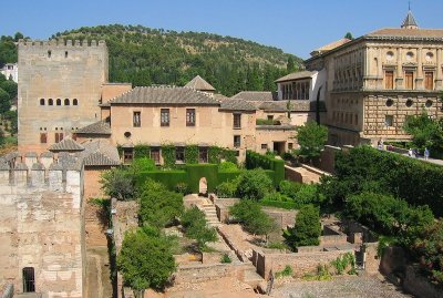 Patios de la Madraza & de Machuca, Alcazaba, Alhambra, Granada