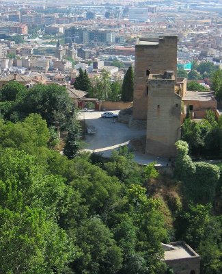 Vermilion Towers, Alcazaba, Alhambra, Granada