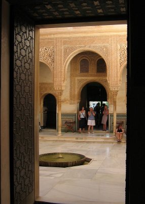 Facade of the Comares Palace, Alhambra, Granada