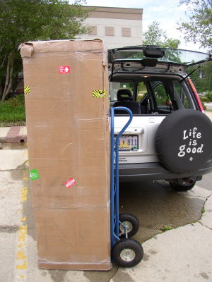 The Grandmother Clock Arrives in Hattiesburg