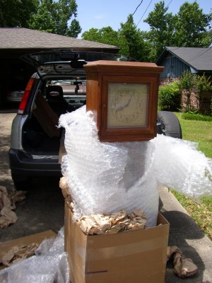 First view of the clock