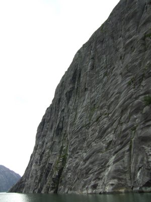 Steep Rock Walls of Tracy Arm Fjord