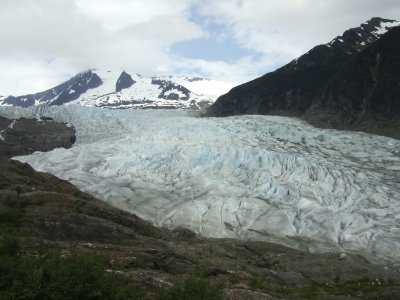 The Mendenhall Glacier at Juneau