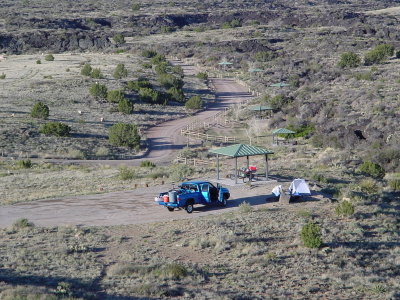 Camping in the Valley of Fire, Near Roswell