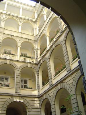 Cloister of a Downtown Building in Pest