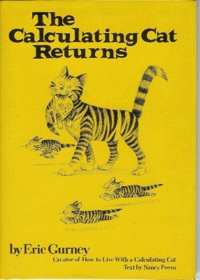 The Calculating Cat Returns (1978) (inscribed with original drawing)