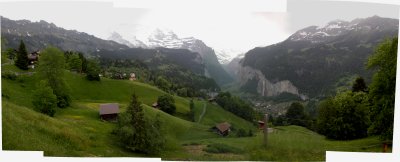 View of Lauterbrunnen (24 May 2009)