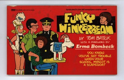 Funky Winkerbean (1984) (inscribed with original drawing)