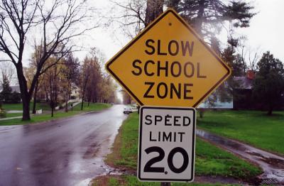 Slow School Zone (Deerfield, MA)