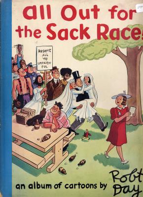 All Out For The Sack Race (1945) (inscribed)
