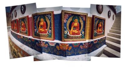 Ladakh Shanti Stupa Decorations (Leh, India  1999)