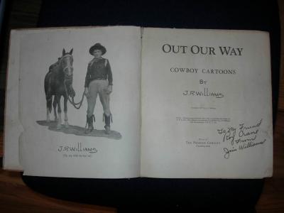 Copy inscribed to Roy Crane