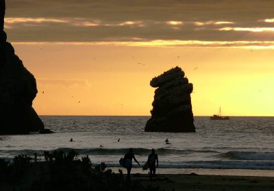 Rush hour at the rock