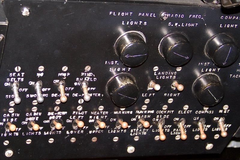 Douglas C-47 Upper Panel