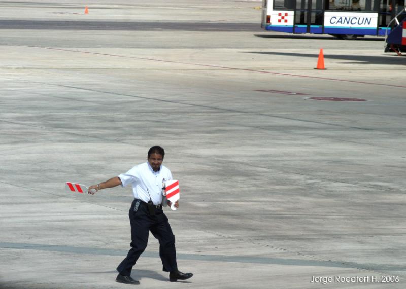 Pushback from the apron