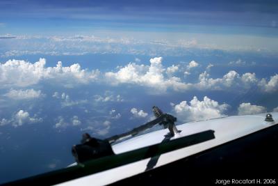 Bound for Veracruz VOR at 35,000 ft.