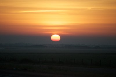 Sunrise over the Central Valley