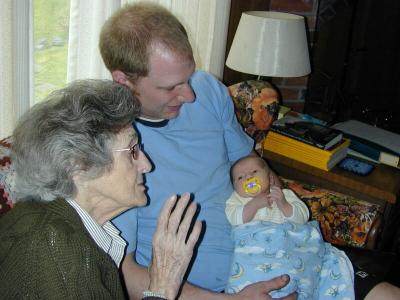 Visit with great grama
