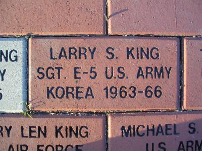 Larry's Honor at Kokomo Veteran Memorial