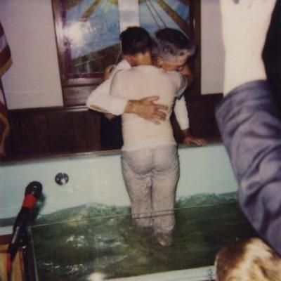 Wayne's Baptism by Papaw