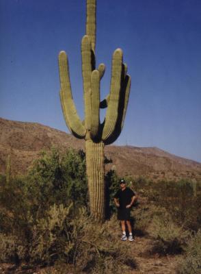 Scott with Cactus