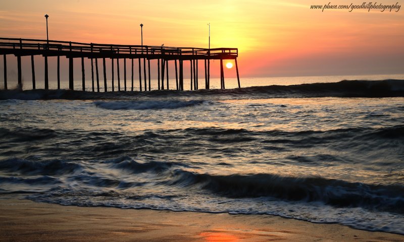 1280x768 Ocean City Sun Rise