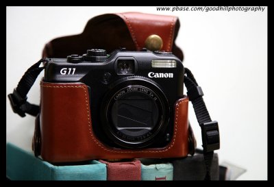 Classic Canon G11 Brown Leather Case