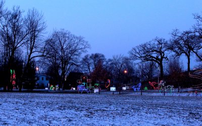 Olin Park Holiday light show