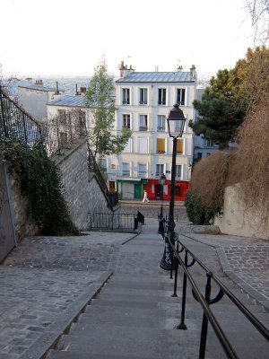 Stairs to rue Gabrielle