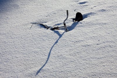 Half-sunken bike