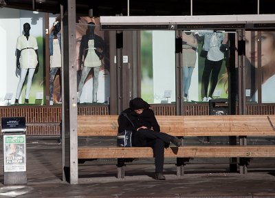 Waiting for the bus