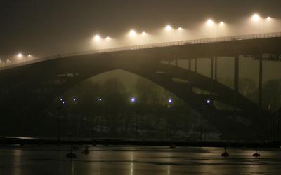January 15: Mist over Västerbron