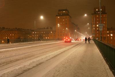 January 20: Snow on the bridge