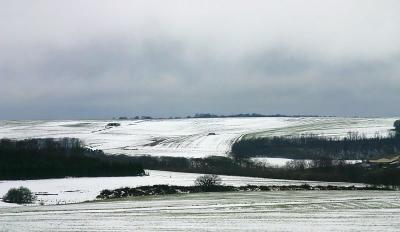 March 8: Wintery French country side
