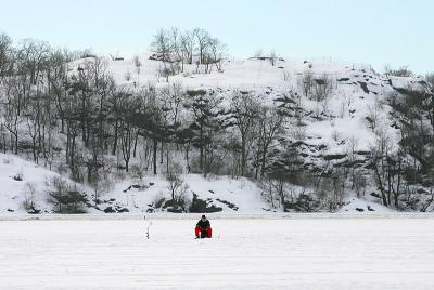 Fishing on the ice