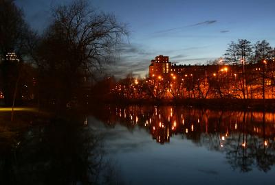 April 19: Twilight by the canal