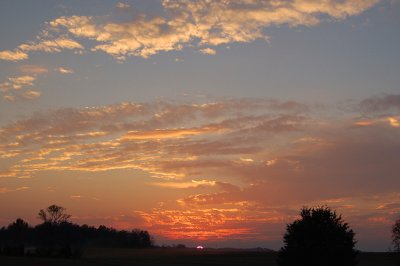 Quiet Sunset, North Carolina Countryside