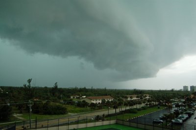 Thunderstorm coming.