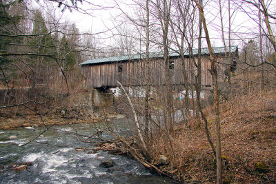 covered bridge near Sugarbush resort