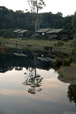 Cabins at Dusk