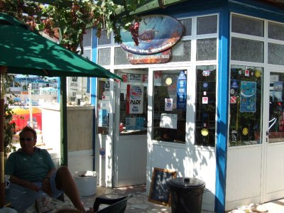 Turtle Bay Dive Centre--a lovely place to have a cold beer and tell dive stories