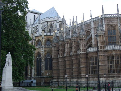 Back of Westminster Abbey