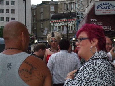 Some of the more interesting people watching was near Trafalgar Square