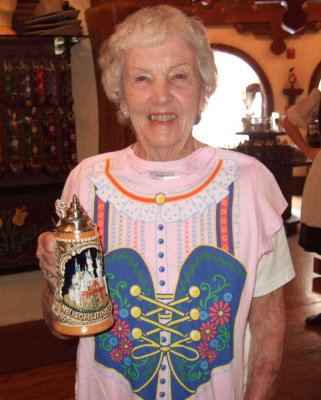 Grandma at Epcot (Germany)