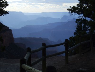 Kaibab trailhead in the evening